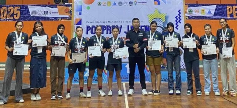 Tim Basket Putra dan Putri USM Raih Juara 2 di Pemprov Jateng 2025