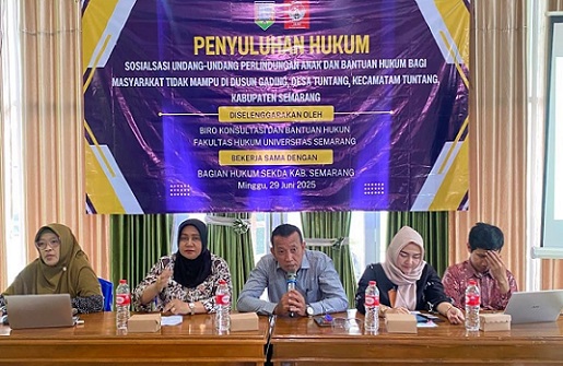 BKBH USM – Pemkab Semarang Beri Penyuluhan Hukum Warga Tuntang