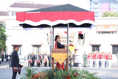 Pengawal Bung Karno, Kapten CPM Purn Sanjoyo Jadi Tamu Istimewa Perayaan HUT ke-80 RI di Balai Kota Semarang