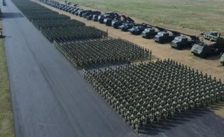 Presiden Prabowo Resmikan Komando Daerah Tiga Matra TNI