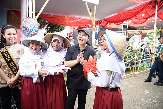 Agustina Wilujeng Kenalkan Pertanian kepada Siswa Sekolah lewat “Jambore Petani Cilik dan Remaja Tani 2025”