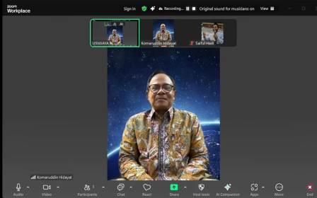 Renungan Nasional HUT RI di USM, Prof Komaruddin: Indonesia Kokoh Jika Pemimpin Berakar Rakyat