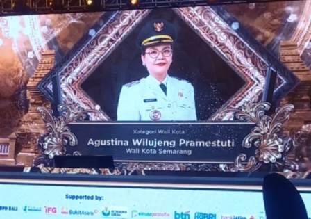 Dinobatkan Jadi Pemimpin Perempuan Terpopuler, Wali Kota Agustina Wilujeng: Penghargaan Ini untuk Semua Warga Semarang
