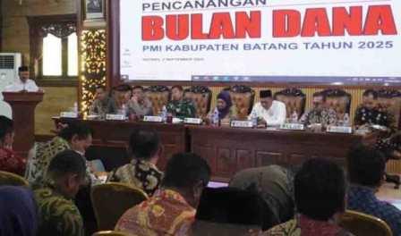 Bulan Dana PMI Batang Dimulai, Targetkan Rp 1,77 M