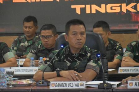 Korem 071/Wijayakusuma Laksanakan Desk Evaluasi ZI Menuju WBK