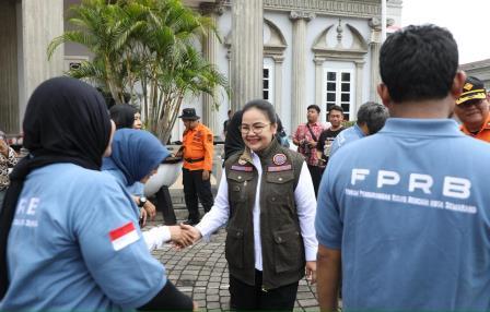 Wali Kota Agustina Sebut Pembentukan FPRB untuk Memperkuat Tagana dan Satuan Pendidikan Aman Bencana