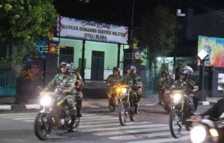 Jaga Kamtibmas, Kodim 0721/Blora Gencarkan Patroli Mandiri ‘Jogo Blora’