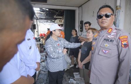 Agustina Wilujeng Puji Semangat Gotong Royong Warga Kota Semarang untuk Padamkan Kebakaran di Sedangguwo dan Palebon