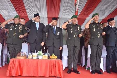 Danrem 073/Makutarama Hadiri Upacara HUT ke-80 Kodam IV/Diponegoro