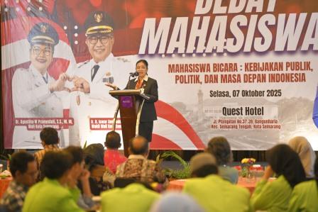 Forum Debat Jadi Ajang Mahasiswa Sampaikan Pandangan dan Kritisi Kebijakan Pemerintah