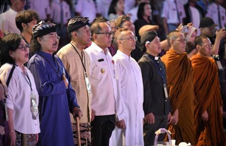 Konser Kebangsaan Lintas Agama, Wakil Wali Kota Semarang Ajak Gaungkan Kesaktian Pancasila untuk Kuatkan Rasa Nasionalisme