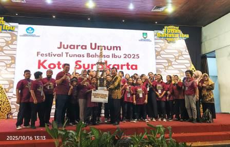 Kota Surakarta Raih Juara Umum FTBI Tingkat Provinsi Jawa Tengah 2025