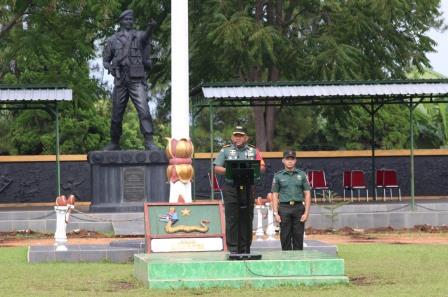 Danrem 073/Makutarama Pimpin Apel Gelar Pasukan Pengamanan Kunjungan Wapres di Salatiga dan Semarang