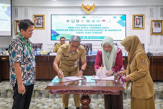 Pemprov Jateng dan ChildFund Kolaborasi Program Anak di Enam Daerah