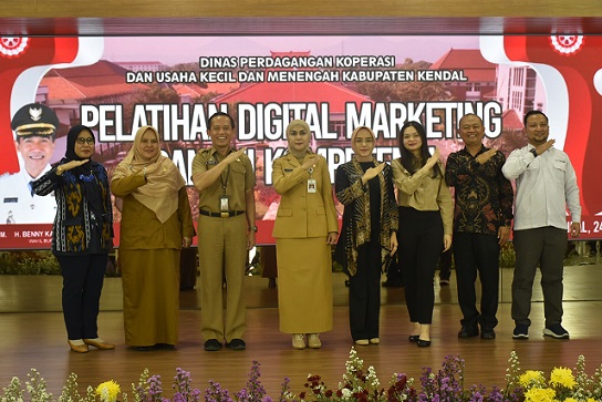 Tingkatkan Produktivitas UMKM, Pemkab Kendal Gelar Pelatihan Digital Marketing
