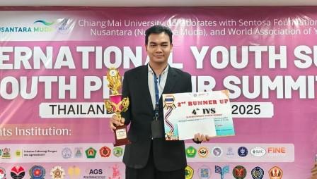 Mahasiswa USM, Hendri Kusuma Juara 2 Lomba Essay 4th International Youth Summit di Thailand