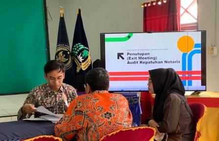 Kemenkum Jateng Gelar Exit Meeting Audit Kepatuhan Notaris di Pekalongan – Batang