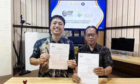 USM LCC Jalin Kerja Sama dengan Mangrove Education AS