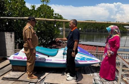 Ketua LPPM USM Lakukan Monev PkM ”Robotic Ship Fishery” di Desa Surodadi