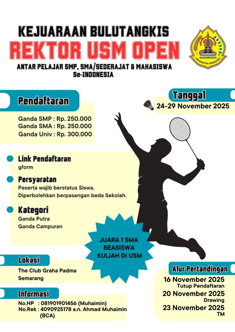 Piala Rektor USM Ke-III Segera Digelar