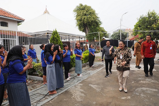Fashion Show Batik Nusantara di Lapas Perempuan, Wali Kota Agustina Dorong Warga Binaan Terus Tingkatkan Keterampilan