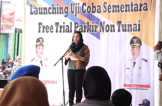 Tekan Kebocoran Retribusi, Brebes Uji Coba Sistem E-Parkir