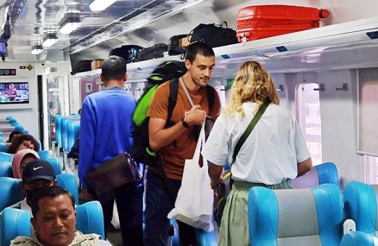 KAI Sebut Wisman Pengguna Kereta Api di Blora Capai 941 Orang