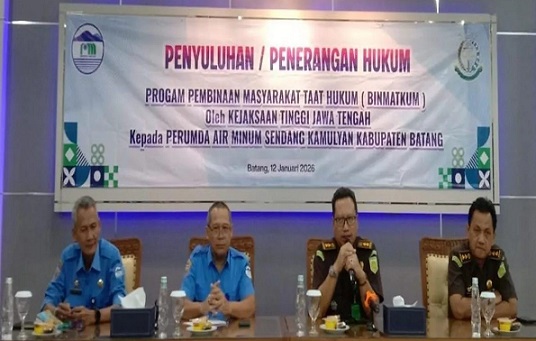 PDAM Batang Gandeng Kejati Jateng Edukasi Penerangan Hukum Cegah Korupsi
