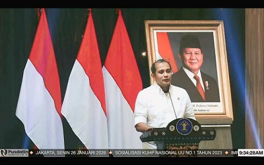 Kemenkum Jateng Ikuti Sosialisasi KUHP Baru tentang Implementasi dan Tantangan Keberlakuan