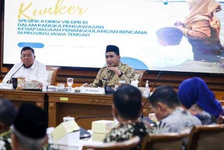 Wagub Taj Yasin Apresiasi Dukungan DPR terhadap Penanggulangan Bencana di Jawa Tengah