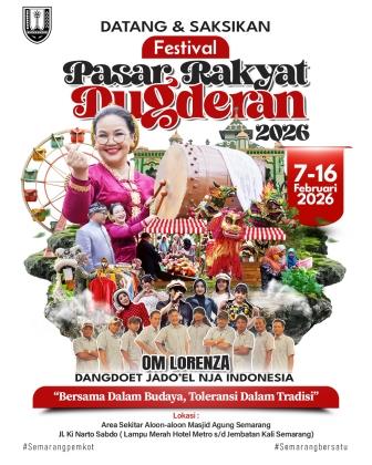 Festival Pasar Rakyat Dugderan 2026 Jadi Panggung Inklusif Masyarakat Kota Semarang
