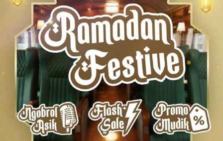 KAI Hadirkan Promo Ramadan Festive 2026, Ada Diskon Tiket 30 Persen dan Tarif Flash Sale