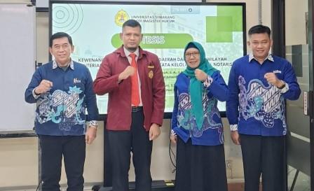 Internasionalisasi Pascasarjana, Tesis Mahasiswa MH USM Diuji Dr Umar dari UiTM Malaysia