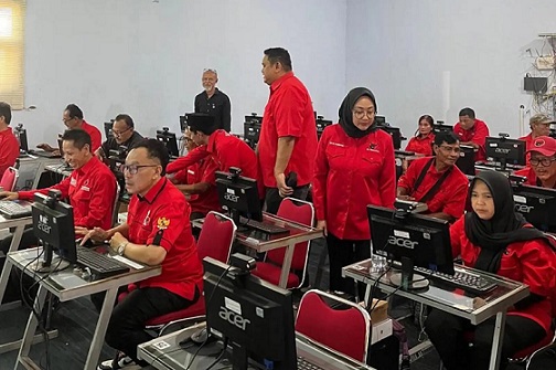 PDIP Sragen Jaring Bakal Calon Pengurus 20 Pimpinan Anak Cabang Lewat CAT