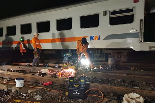 KAI Lanjutkan Normalisasi Jalur Bumiayu Usai Gangguan KA Bangunkarta