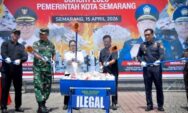 Bersama Bea Cukai, Pemkot Semarang Musnahkan Jutaan Rokok Ilegal dan Ribuan Minumal Beralkohol