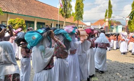 BPBD Wonogiri Gelar Simulasi Bencana di Sekolah, Perkuat Kesiapsiagaan Siswa