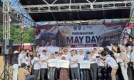 Momen May Day 2026 Jateng, BPJS Ketenagakerjaan Serahkan Santunan Rp 337 Juta