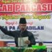 Ketua Dewan Syuro FKSP Ki Sun Djok San ketika membacakan puisinya pada Pengajian Fadhilah Pancasila di Genuksari, Genuk, Semarang, Selasa malam (5/5/2026).