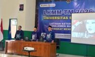 LKMM-TM 2026, Rektor USM: Mahasiswa Harus Jadi Agen Perubahan