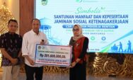 Perumdam Tirta Satria Beri Perlindungan Bagi 2.000 Pekerja Rentan