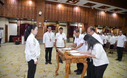 Komitmen Bangun Birokrasi Profesional, Agustina Tata 47 Pejabat di Lingkungan Pemkot Semarang