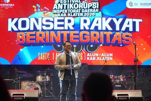 Konser Rakyat Berintegritas Bersama Letto, Klaten Kampanyekan Antikorupsi