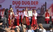 Rekor LEPRID Pecah di Semarang, 25 Ribu Penari Ubah Lapangan Pancasila Simpang Lima Jadi Panggung Budaya Kolosal