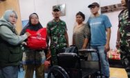 Kodim 0735/Surakarta Tebar Bansos Bareng Pegiat Sosial