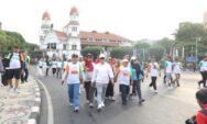 Wali Kota Semarang Agustina Wilujeng Ikut Mlaku Bareng, Ajak Warga Biasakan Olahraga Pagi